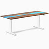 Standing desk resin pheasant blue river - Desky