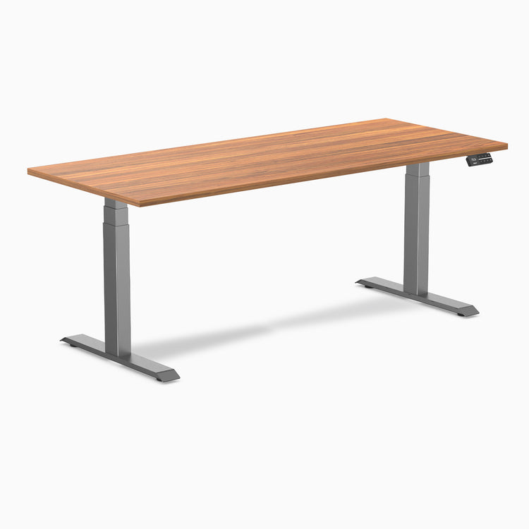 Desky Dual Laminate Sit Stand Desk