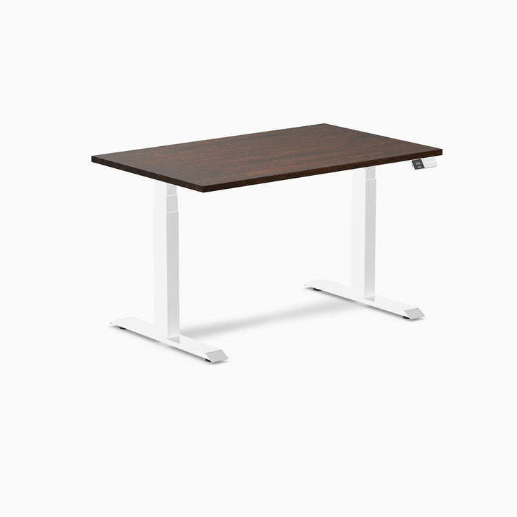 Desky dual rubberwood dark walnut 1200mm in white