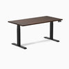 Desky dual rubberwood dark walnut 1500mm in black