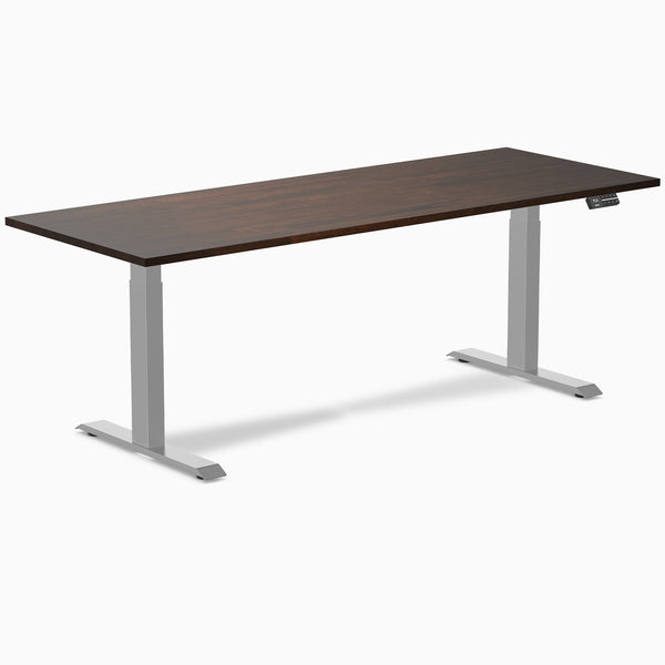 Dual rubberwood standing desk 80 inches - Desky
