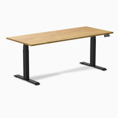 Desky dual rubberwood light oak 1800mm in black