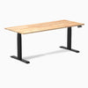 Desky dual rubberwood natural 1800mm in black