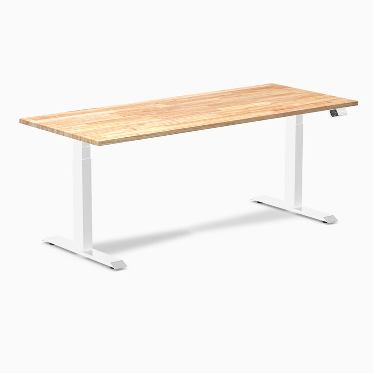 Desky dual rubberwood natural 1800mm in white