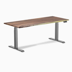 Dual motor standing desk hardwood saman - Desky
