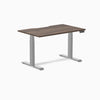 Desky Dual Scalloped Melamine Sit Stand Desk-Dual Desks-Desky-Jarrah Legno-1200x750mm-Grey-Desky® Australia