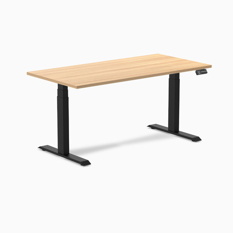 Desky Dual Laminate Sit Stand Desk