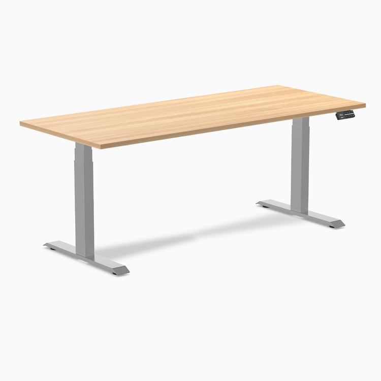 Desky Dual Laminate Sit Stand Desk