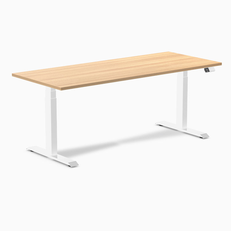 Desky Dual Laminate Sit Stand Desk