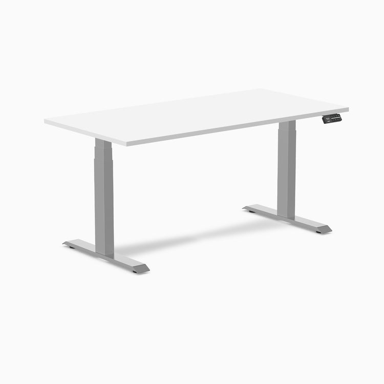 Desky Dual Laminate Sit Stand Desk