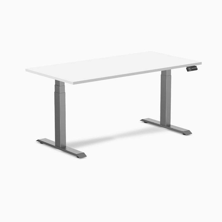 Desky Dual Laminate Sit Stand Desk