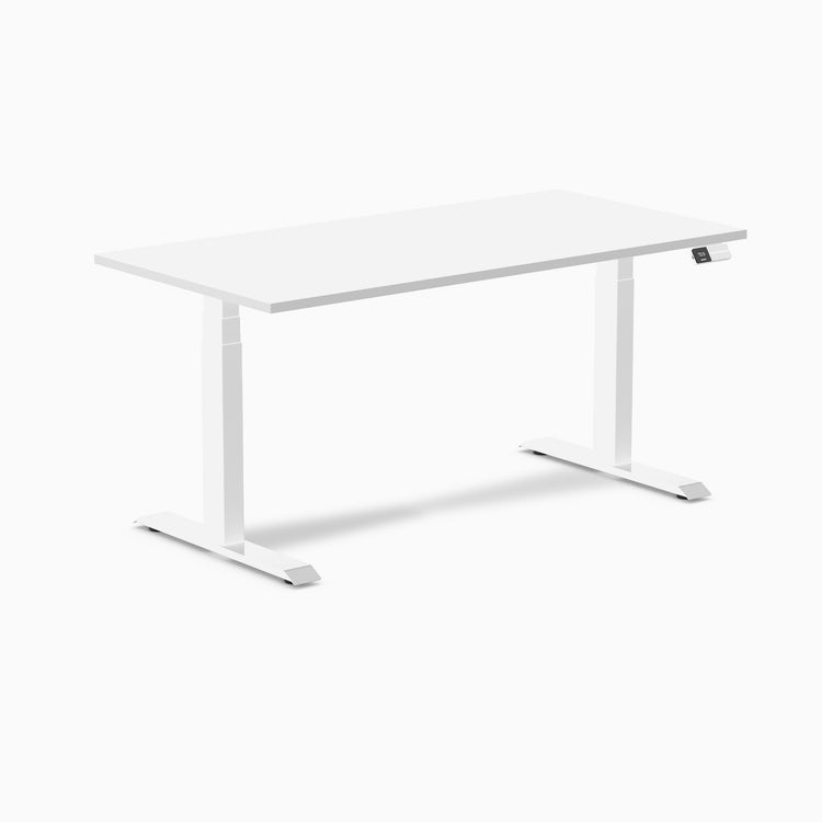 Desky Dual Laminate Sit Stand Desk