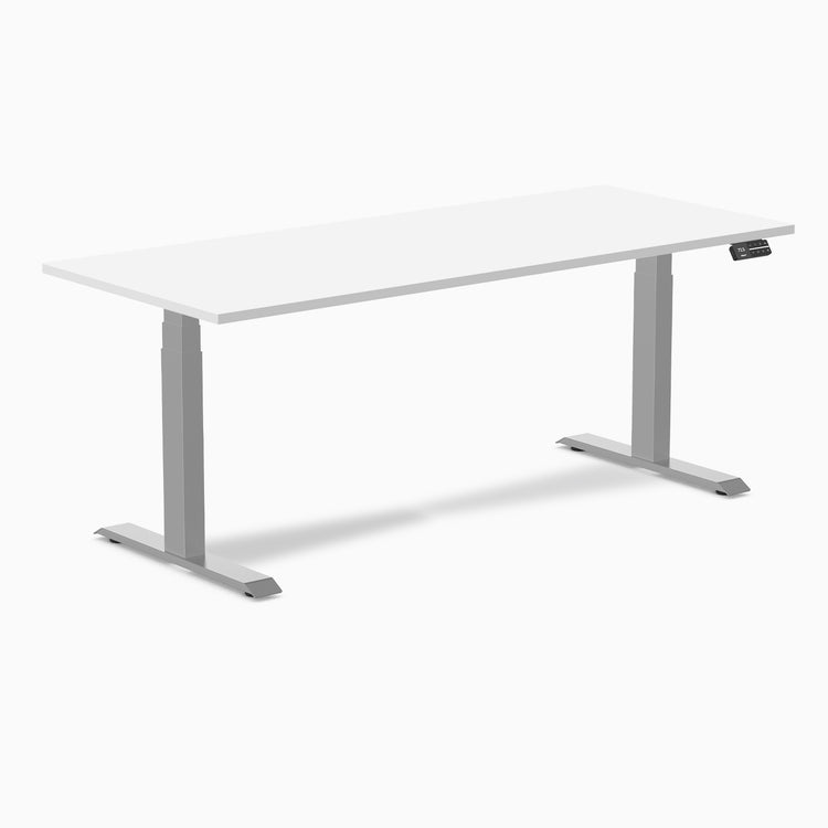 Desky Dual Laminate Sit Stand Desk