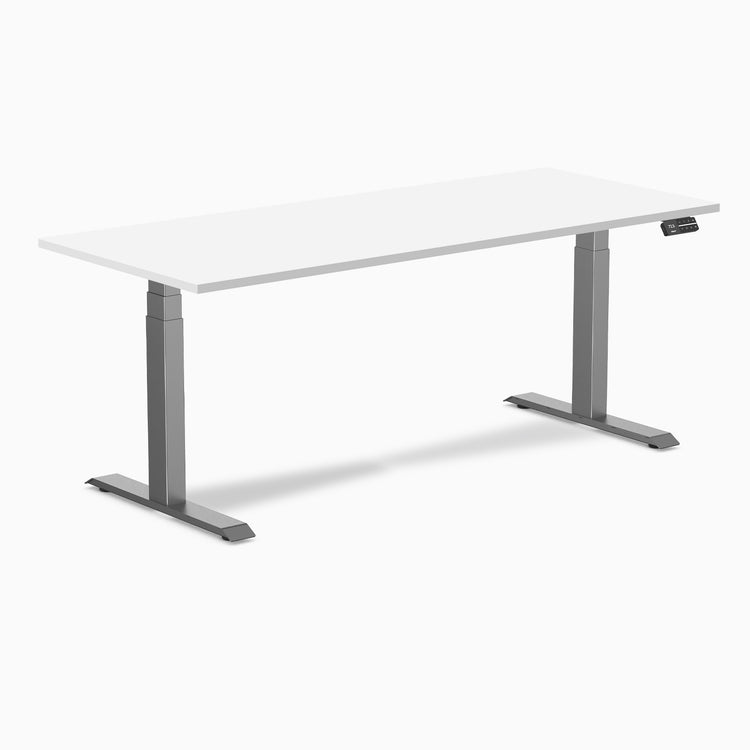 Desky Dual Laminate Sit Stand Desk