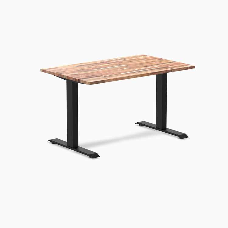 Desky zero softwood acacia desk 1200mm in black legs