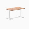 Desky zero softwood acacia desk 1200mm in white legs