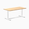 Desy fixed bamboo desk 1500mm in white 