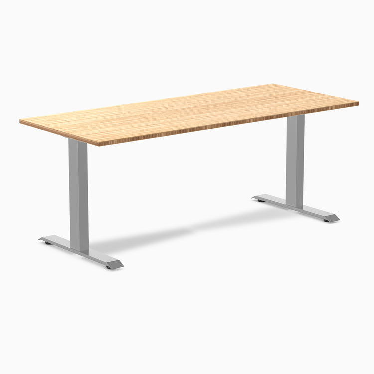 Desy fixed bamboo desk 1800mm in gray 