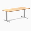 Desy fixed bamboo desk 1800mm in gray 