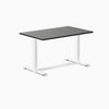 Desy fixed dark bamboo desk 1200mm in white