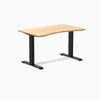 Fixed ergo edge bamboo desk 1200mm in black