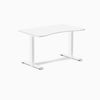 Fixed ergo edge white desk 1200mm in white