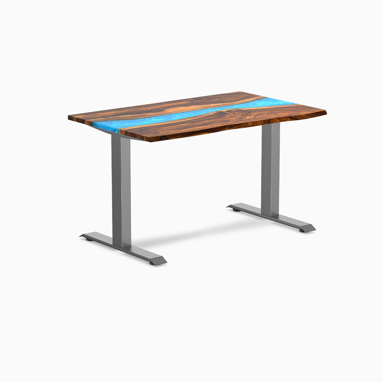 Fixed pheasantwood blue river desk - Desky