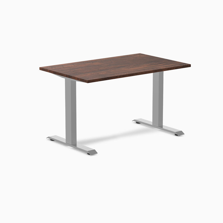 Desky zero softwood rustic pine desk 1200mm in gray legs