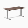 Desky zero softwood rustic pine desk 1500mm in gray legs