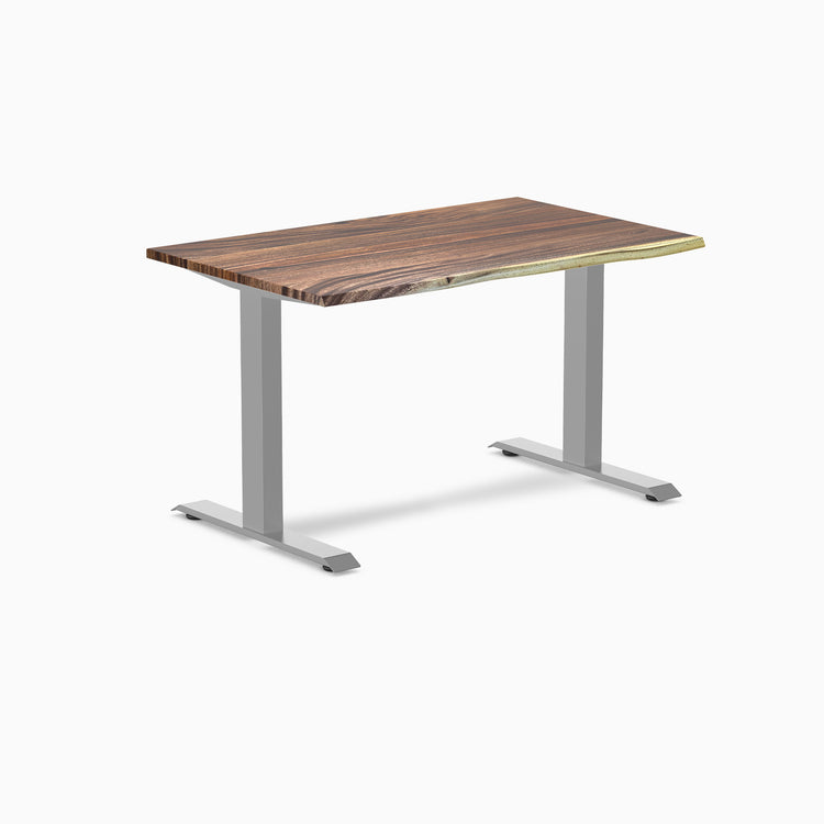 Desky fixed hardwood desk saman 1200mm in gray legs