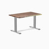 Desky fixed hardwood desk saman 1200mm in gray legs