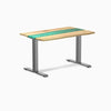 Fixed white ash emerald river desk - Desky