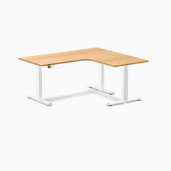 Desky L-Shape Curved Laminate Sit Stand Desk detail view 92