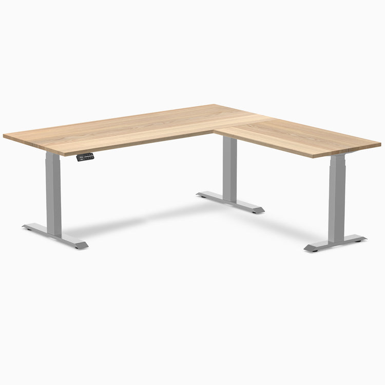 L-shape dual hardwood ash 1800mm in gray