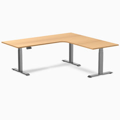 Desky L-Shape Curved Laminate Sit Stand Desk detail view 87