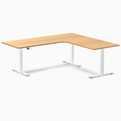 Desky L-Shape Curved Laminate Sit Stand Desk detail view 93