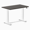 1000mm desky dual mini desk in burnished top and white legs