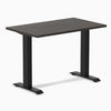 Desky fixed mini laminate desk 1000mm burnished in black legs 