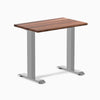 Desky fixed mini hardwood walnut 800mm in gray legs