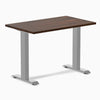 Desky mini fixed rubberwood dark walnut 1000mm in gray legs