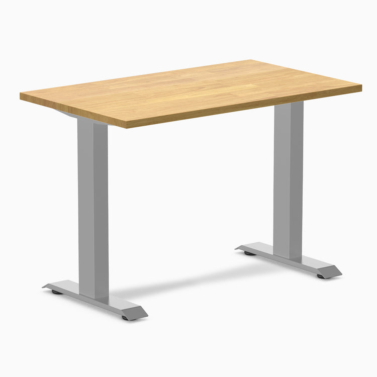 Desky mini fixed rubberwood light oak 1000mm in gray legs