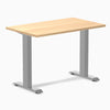 Desky fixed mini laminate desk 1000mm sublime in gray legs 