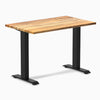 Desky fixed mini hardwood teak 1000mm in black legs