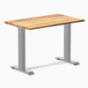 Desky fixed mini hardwood teak 1000mm in gray legs