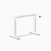 Desky Dual Mini Standing Desk Frame in white