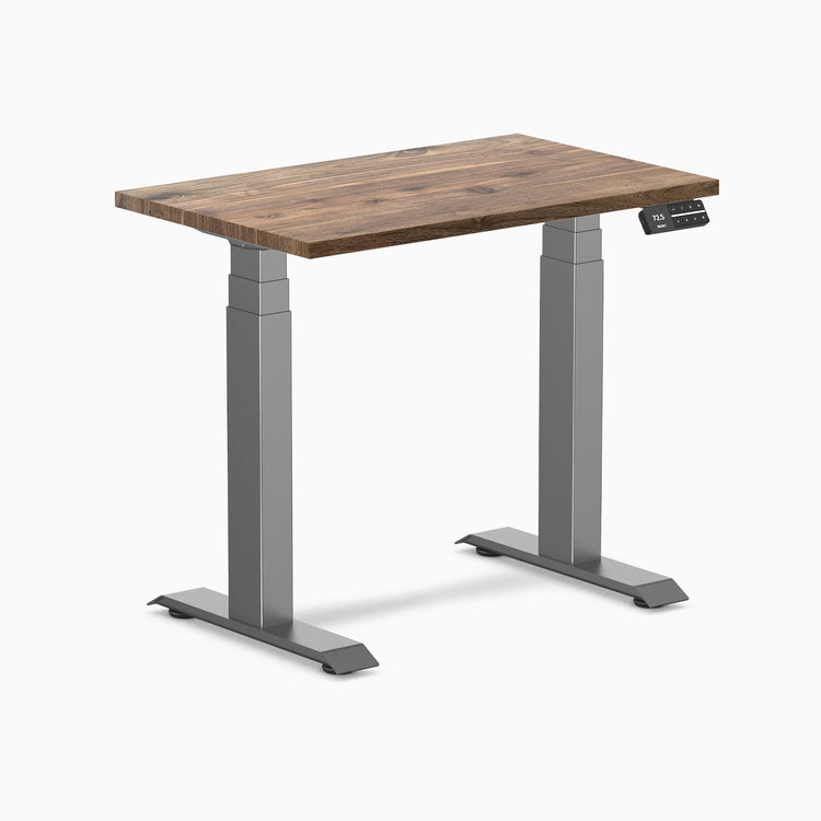 Desky Dual Mini Hardwood Sit Stand Desk