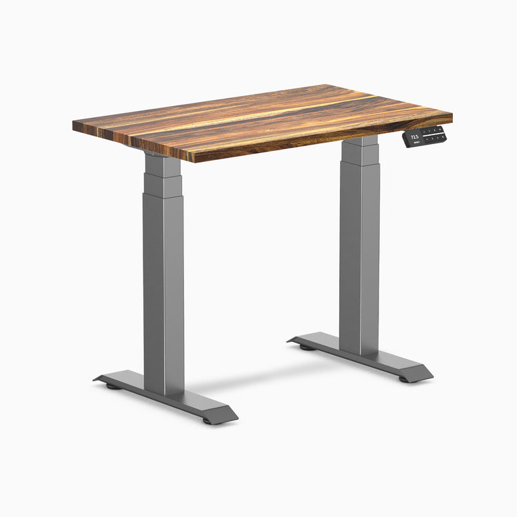 Desky Dual Mini Hardwood Sit Stand Desk