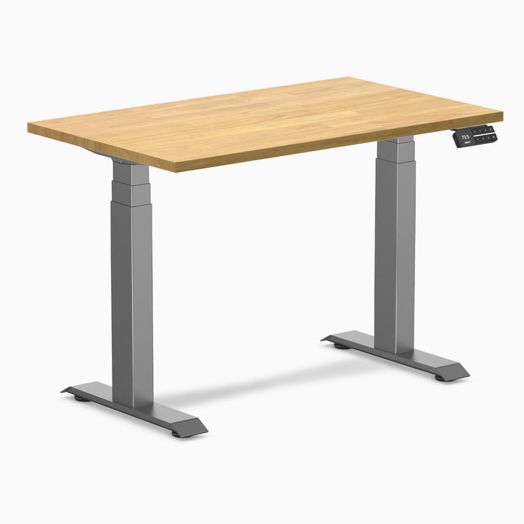 Desky Dual Mini Rubberwood Sit Stand Desk