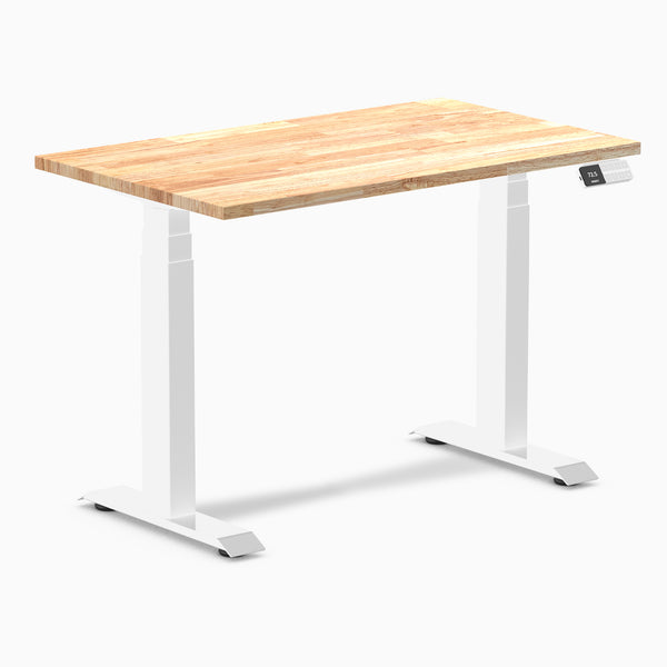 Desky dual mini rubberwood natural 1000mm white