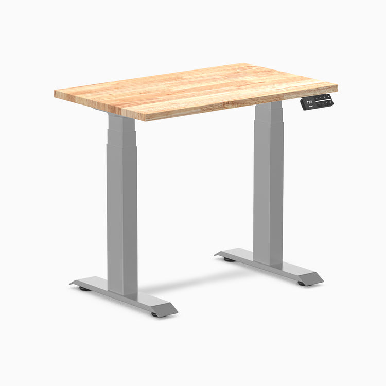 Desky dual mini rubberwood natural 800mm gray